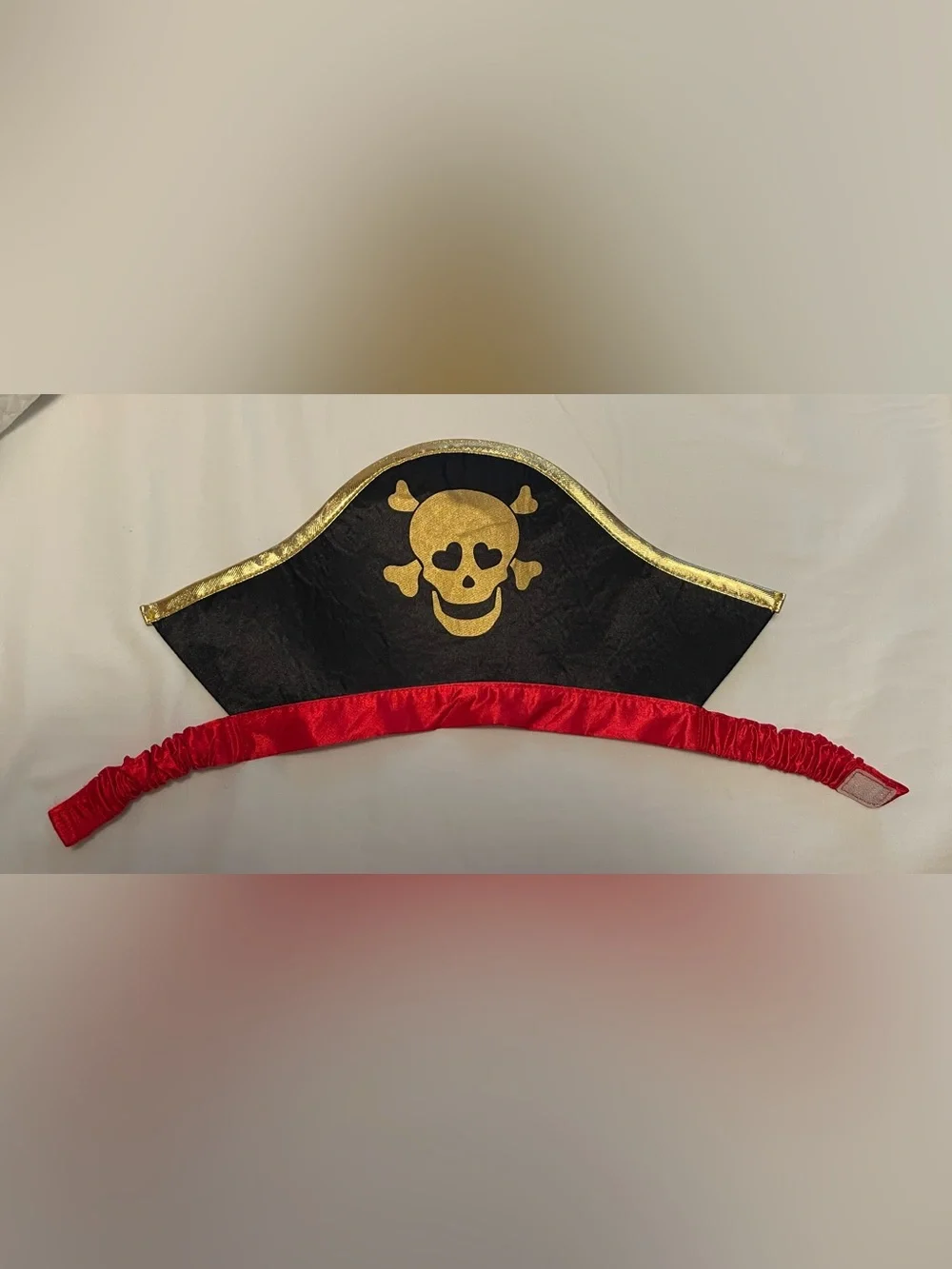 Kids Pirate Costume Dress - Red, Black & White